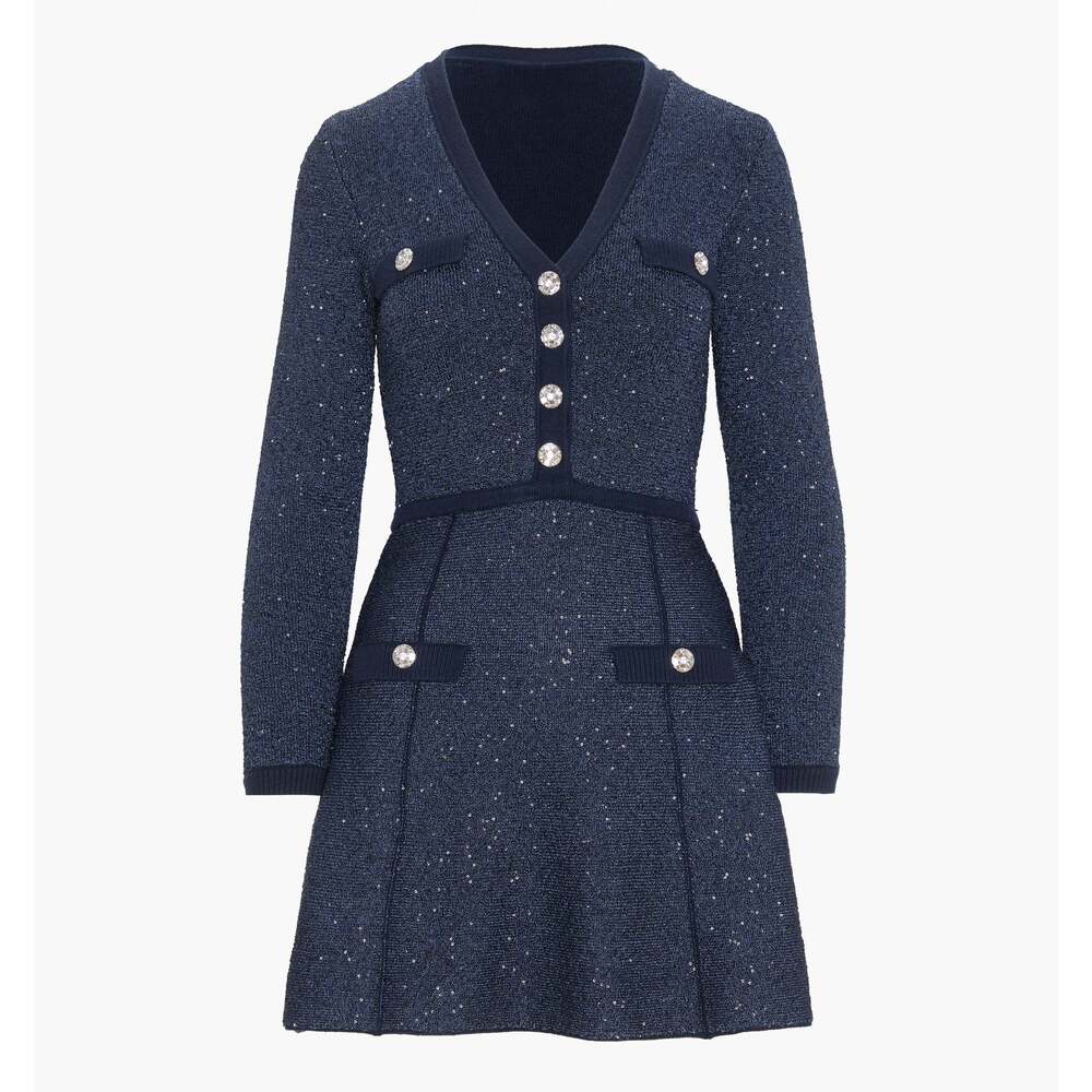 Hill House Home The Lana Dress - Navy Sequin Size XSNavy Sequin / XS